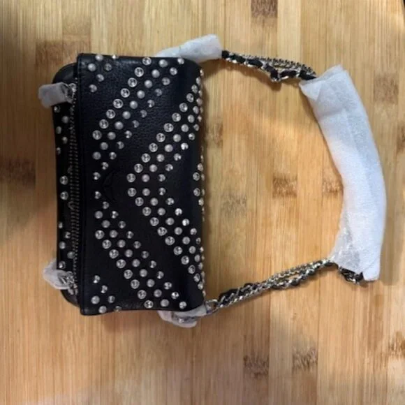 Zadig & Voltaire Rock Nano Arrow Studded Crossbody Bag - Picture 14 of 16